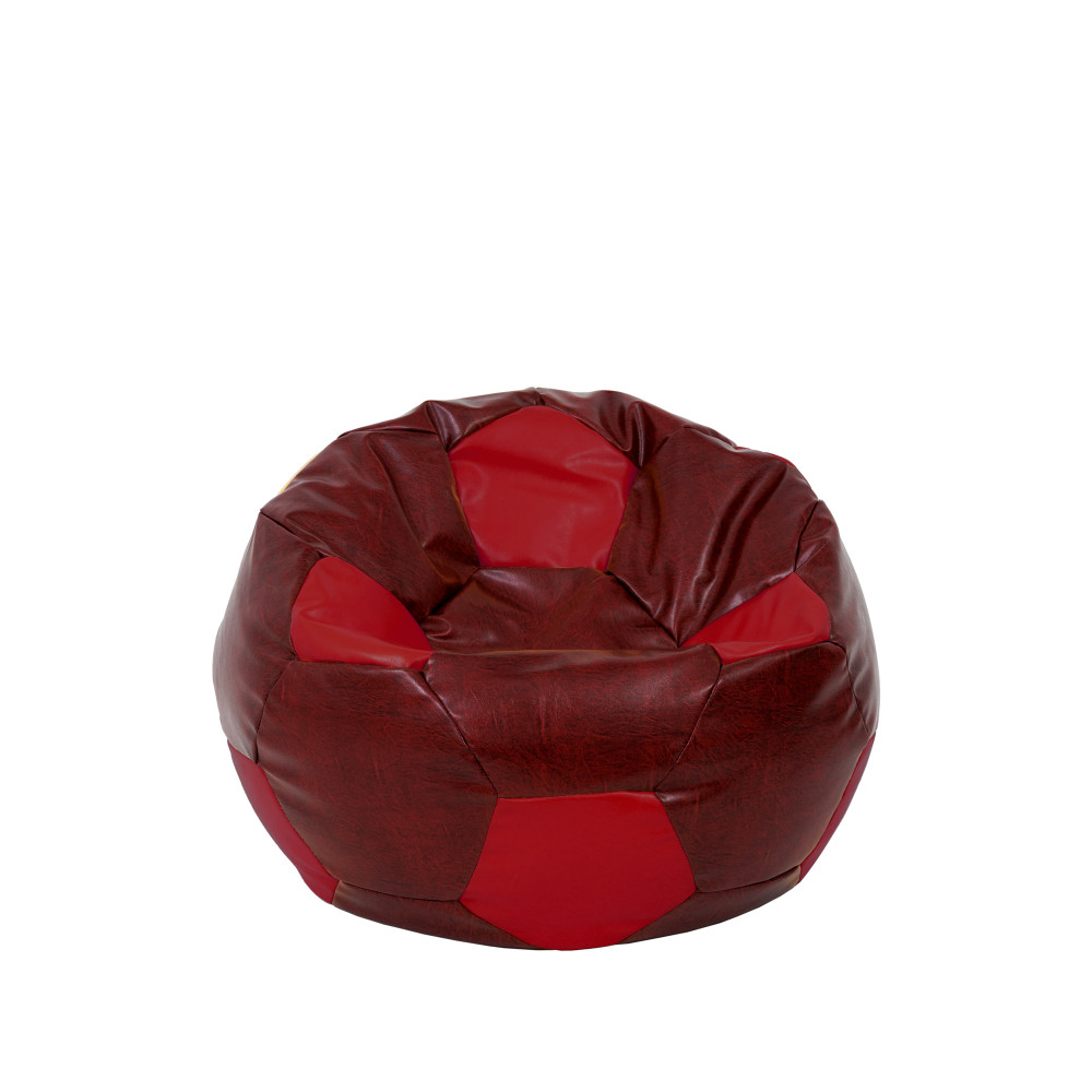Fotoliu puf Baby Ball - imitatie piele - bordo/rosu Fotoliu puf Baby Ball - imitatie piele - bordo/rosu
