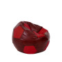 Fotoliu puf Baby Ball - imitatie piele - bordo/rosu Fotoliu puf Baby Ball - imitatie piele - bordo/rosu