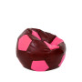 Fotoliu puf Baby Ball - imitatie piele - bordo/roz Fotoliu puf Baby Ball - imitatie piele - bordo/roz