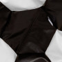 Fotoliu puf Baby Ball - imitatie piele - wenge/alb Fotoliu puf Baby Ball - imitatie piele - wenge/alb