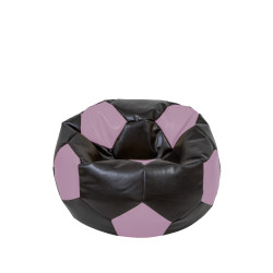 Fotoliu puf Baby Ball - imitatie piele - wenge/mov Fotoliu puf Baby Ball - imitatie piele - wenge/mov