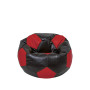 Fotoliu puf Baby Ball - imitatie piele - wenge/rosu Fotoliu puf Baby Ball - imitatie piele - wenge/rosu