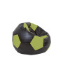 Fotoliu puf Baby Ball - imitatie piele - wenge/verde Fotoliu puf Baby Ball - imitatie piele - wenge/verde