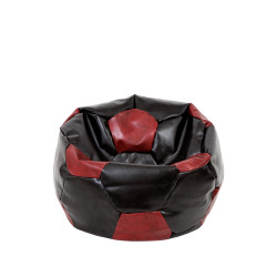 Fotoliu puf Baby Ball - imitatie piele - wenge/bordo Fotoliu puf Baby Ball - imitatie piele - wenge/bordo