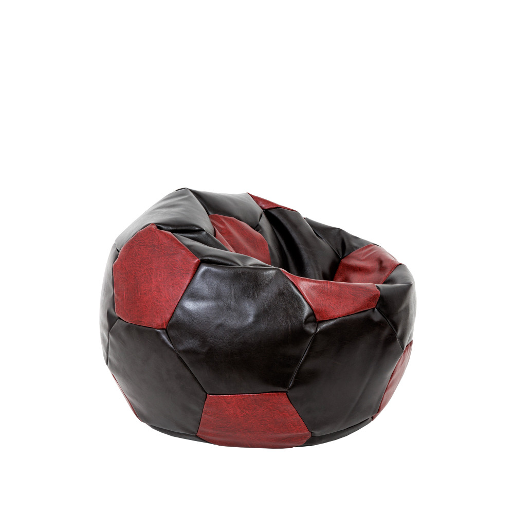 Fotoliu puf Baby Ball - imitatie piele - wenge/bordo Fotoliu puf Baby Ball - imitatie piele - wenge/bordo