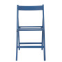 Scaun pliant Basic - cadru albastru Scaun pliant Basic - cadru albastru