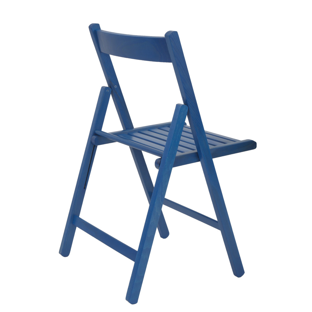 Scaun pliant Basic - cadru albastru Scaun pliant Basic - cadru albastru