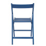 Scaun pliant Basic - cadru albastru Scaun pliant Basic - cadru albastru