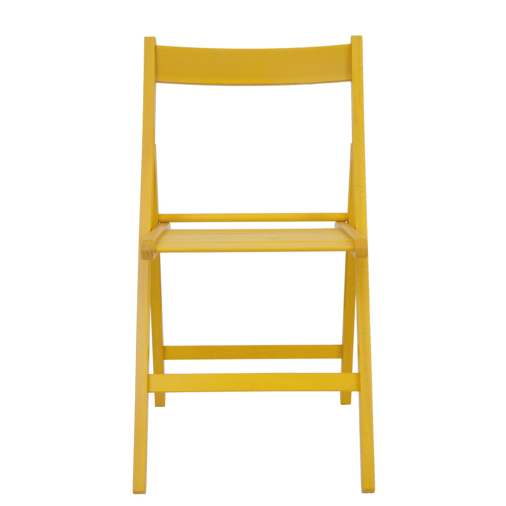 Scaun pliant Basic - cadru galben Scaun pliant Basic - cadru galben