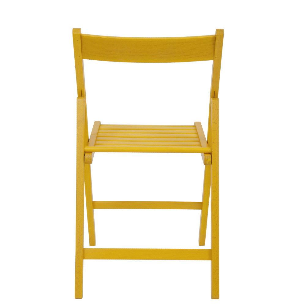 Scaun pliant Basic - cadru galben Scaun pliant Basic - cadru galben