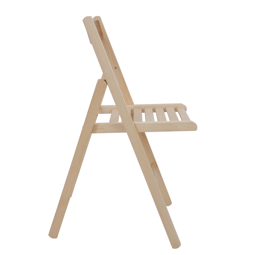 Scaun pliant Basic - cadru natur Scaun pliant Basic - cadru natur