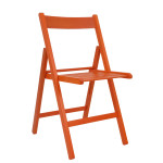 Scaun pliant Basic - cadru portocaliu