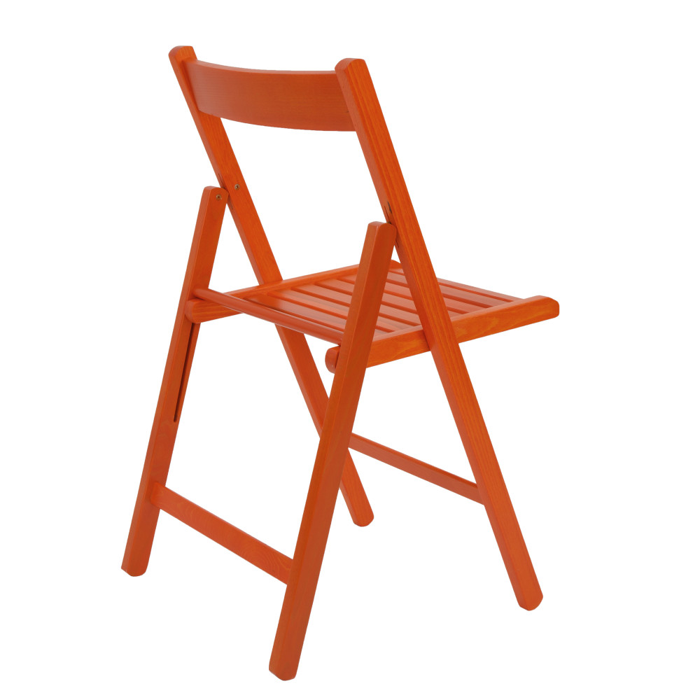 Scaun pliant Basic - cadru portocaliu Scaun pliant Basic - cadru portocaliu