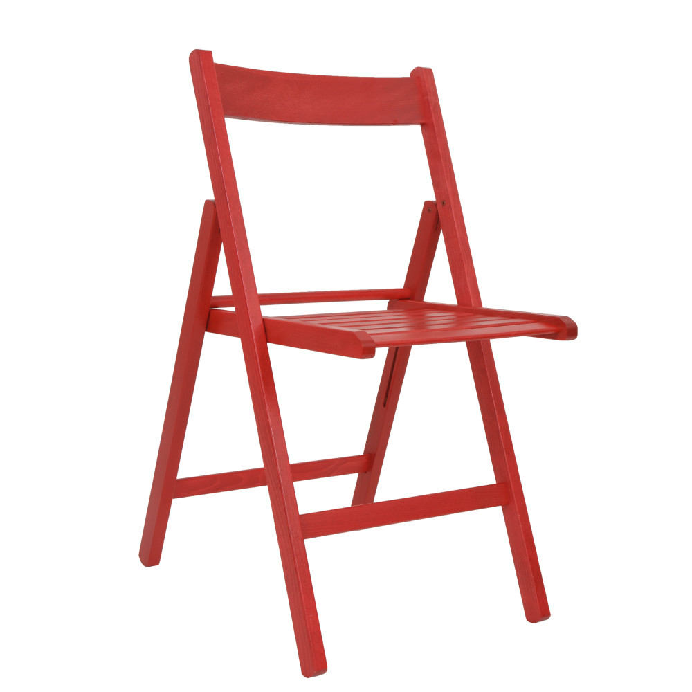 Scaun pliant Basic - cadru rosu Scaun pliant Basic - cadru rosu