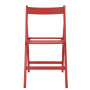 Scaun pliant Basic - cadru rosu Scaun pliant Basic - cadru rosu
