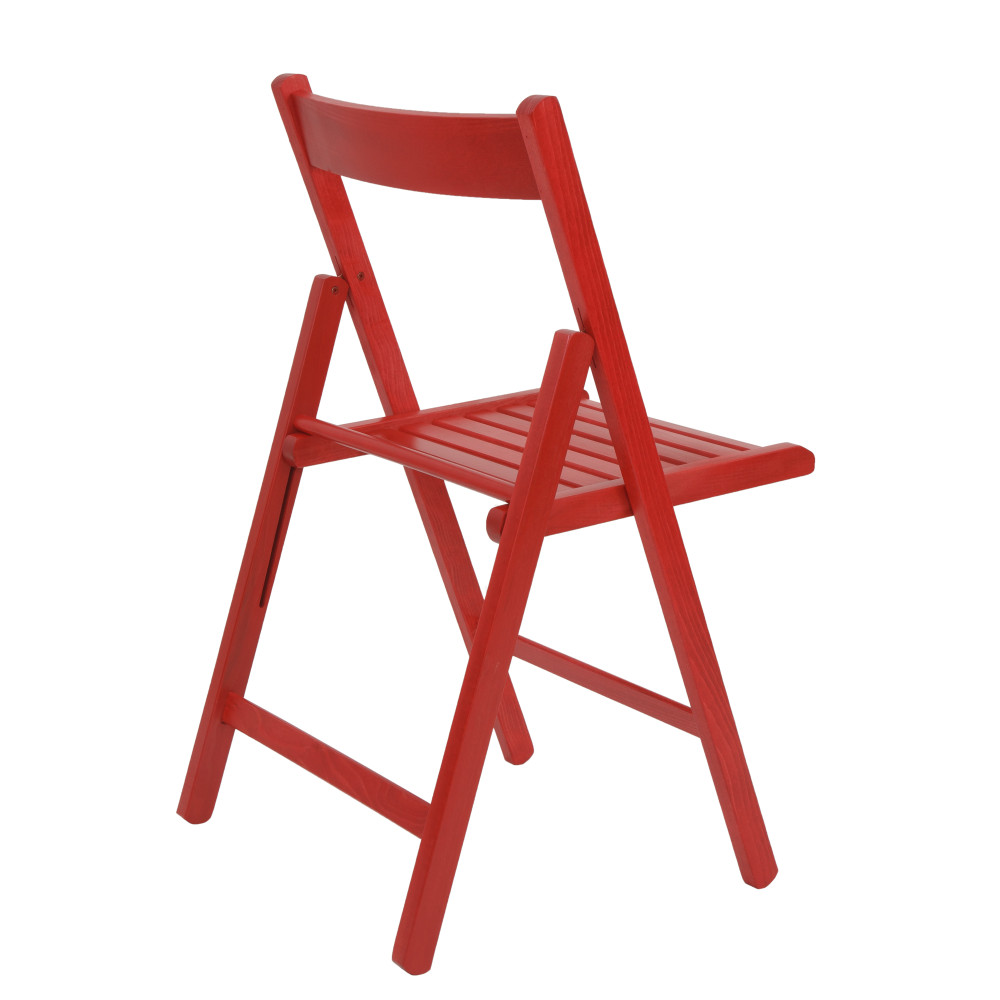Scaun pliant Basic - cadru rosu Scaun pliant Basic - cadru rosu