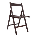 Scaun pliant Basic - cadru wenge