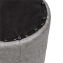 Taburet Bianca - stofa M609 - gri deschis