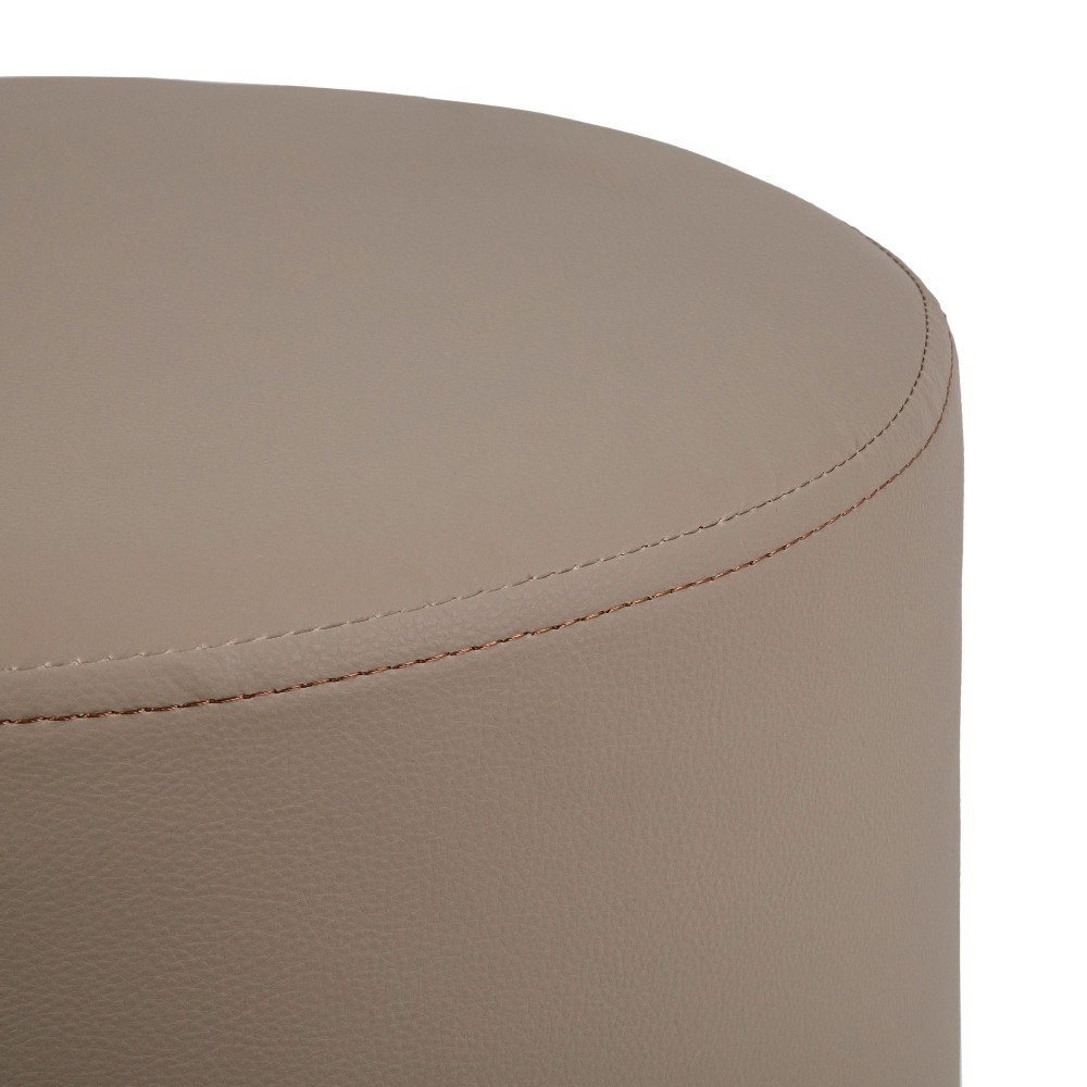 Taburet Bianca - imitatie piele POLY - taupe Taburet Bianca - imitatie piele POLY - taupe
