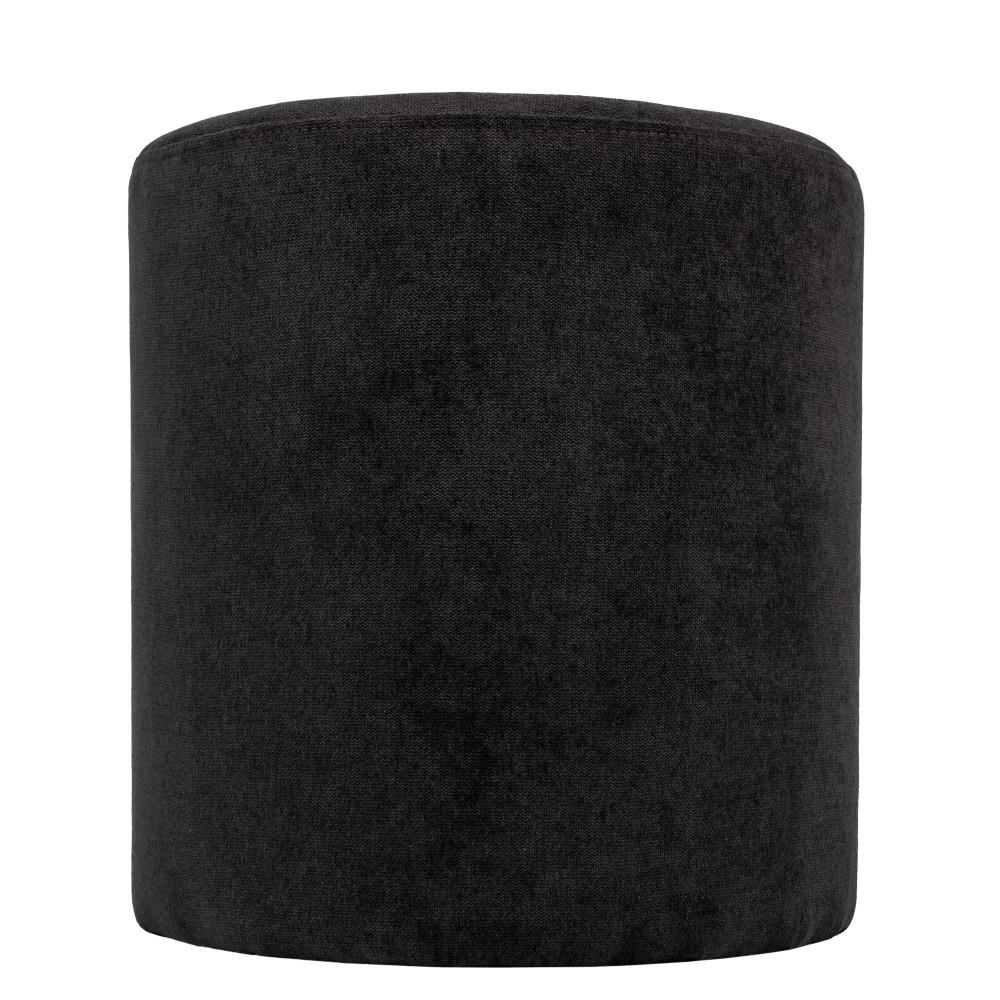 Taburet Bianca - stofa K06 - negru Taburet Bianca - stofa K06 - negru