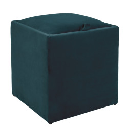 Taburet Box - stofa H13 - turcoaz