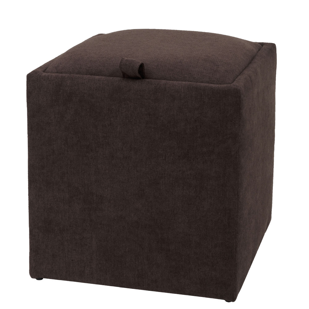 Taburet Box - stofa K07 - maro
