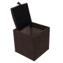 Taburet Box - stofa K07 - maro