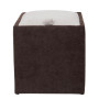 Taburet Box - stofa K07/K08 - maro/crem Taburet Box - stofa K07/K08 - maro/crem