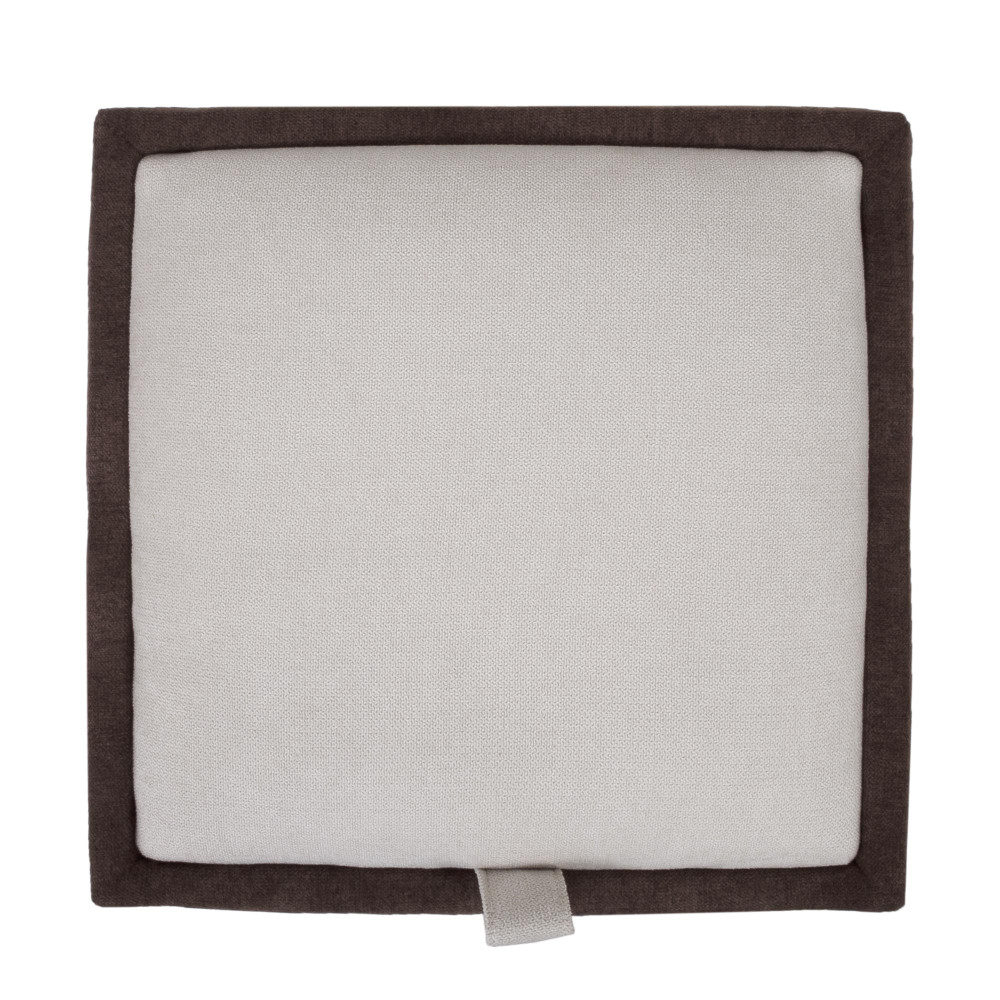 Taburet Box - stofa K07/K08 - maro/crem Taburet Box - stofa K07/K08 - maro/crem