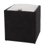Taburet Box - stofa K06/K08 - negru/crem
