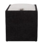 Taburet Box - stofa K06/K08 - negru/crem