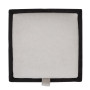 Taburet Box - stofa K06/K08 - negru/crem
