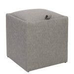 Taburet Box - stofa M601 - crem