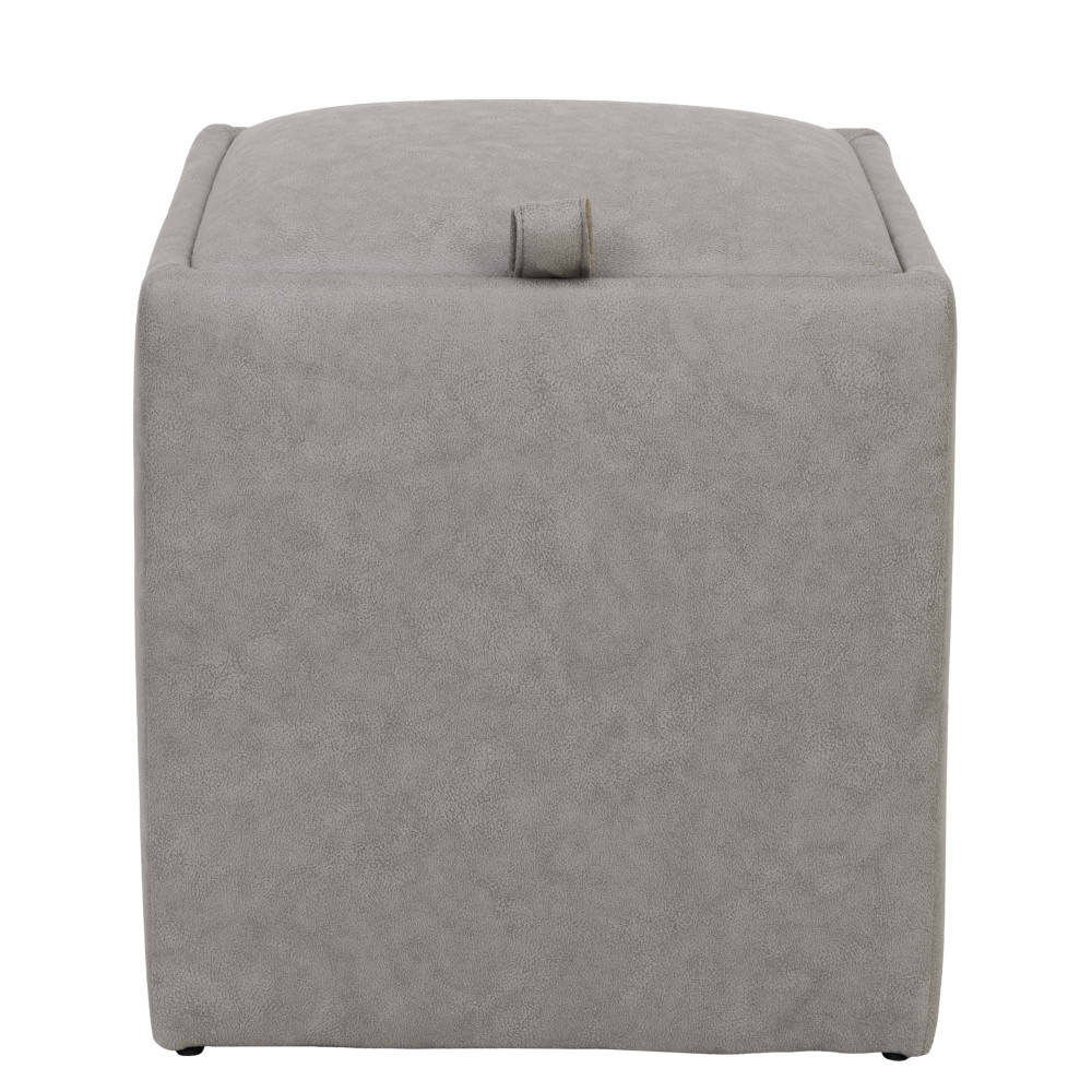 Taburet Box - stofa M601 - crem Taburet Box - stofa M601 - crem