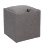 Taburet Box - stofa M609 - gri deschis Taburet Box - stofa M609 - gri deschis