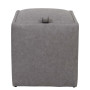 Taburet Box - stofa M609 - gri deschis Taburet Box - stofa M609 - gri deschis