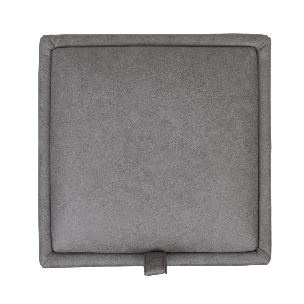 Taburet Box - stofa M609 - gri deschis Taburet Box - stofa M609 - gri deschis
