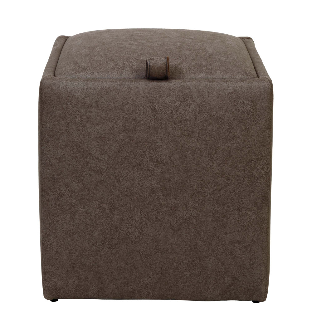 Taburet Box - stofa M610 - bej Taburet Box - stofa M610 - bej