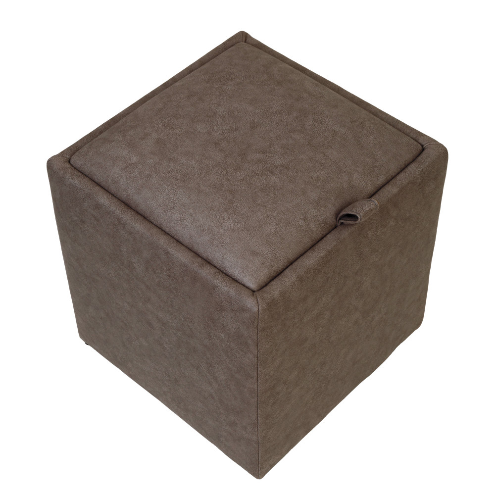 Taburet Box - stofa M610 - bej Taburet Box - stofa M610 - bej