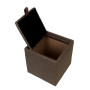 Taburet Box - stofa M610 - bej Taburet Box - stofa M610 - bej