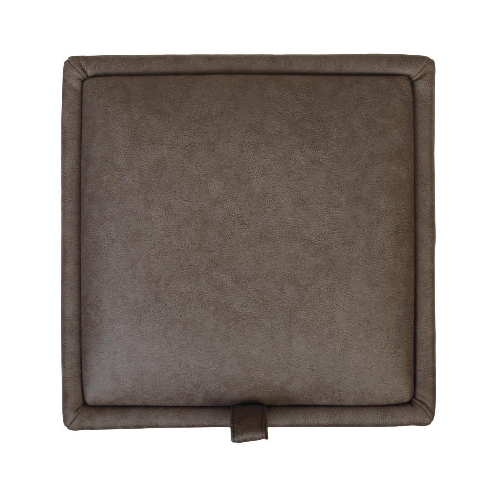 Taburet Box - stofa M610 - bej Taburet Box - stofa M610 - bej