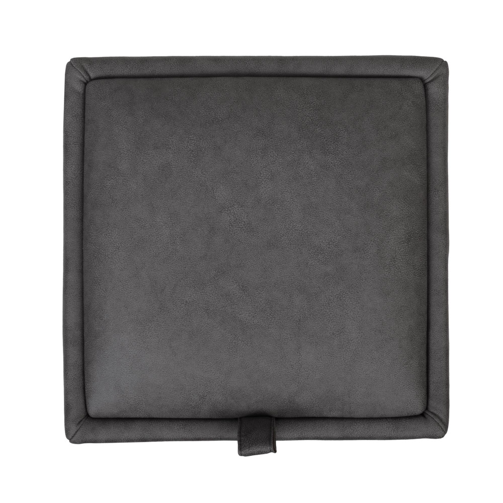 Taburet Box - stofa M611 - gri Taburet Box - stofa M611 - gri