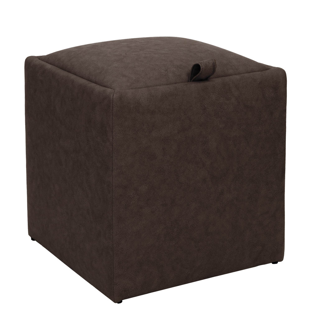 Taburet Box - stofa M612 - maro Taburet Box - stofa M612 - maro