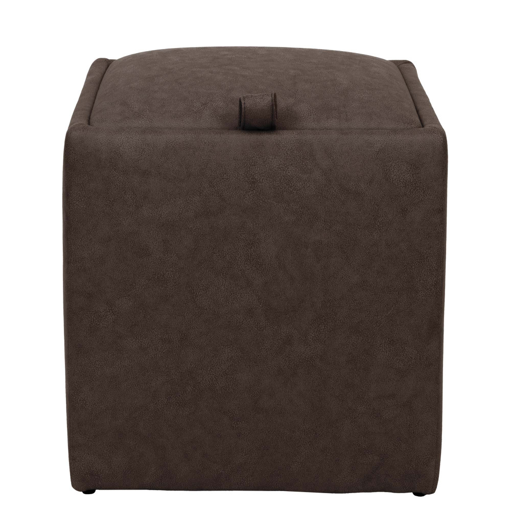 Taburet Box - stofa M612 - maro Taburet Box - stofa M612 - maro