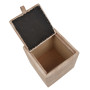 Taburet Box - stofa P03 - bej Taburet Box - stofa P03 - bej