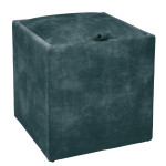 Taburet Box - stofa P13 - turcoaz