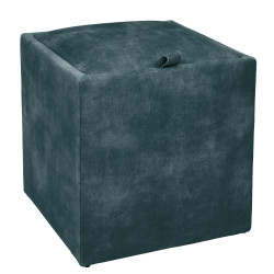 Taburet Box - stofa P13 - turcoaz Taburet Box - stofa P13 - turcoaz