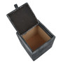Taburet Box - stofa P17 - gri Taburet Box - stofa P17 - gri