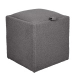 Taburet Box - stofa T03 - gri