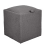 Taburet Box - stofa T03 - gri